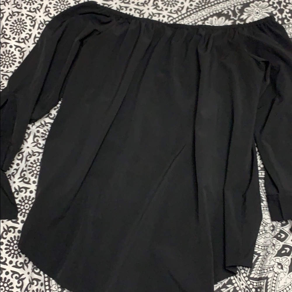 Black Off-Shoulder Top